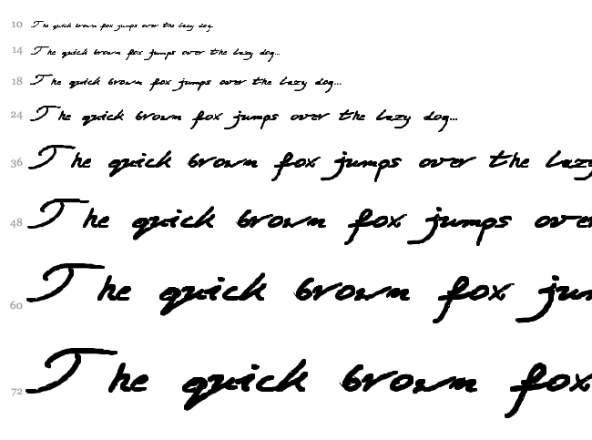 Jacek Zieba Jasinski font waterfall